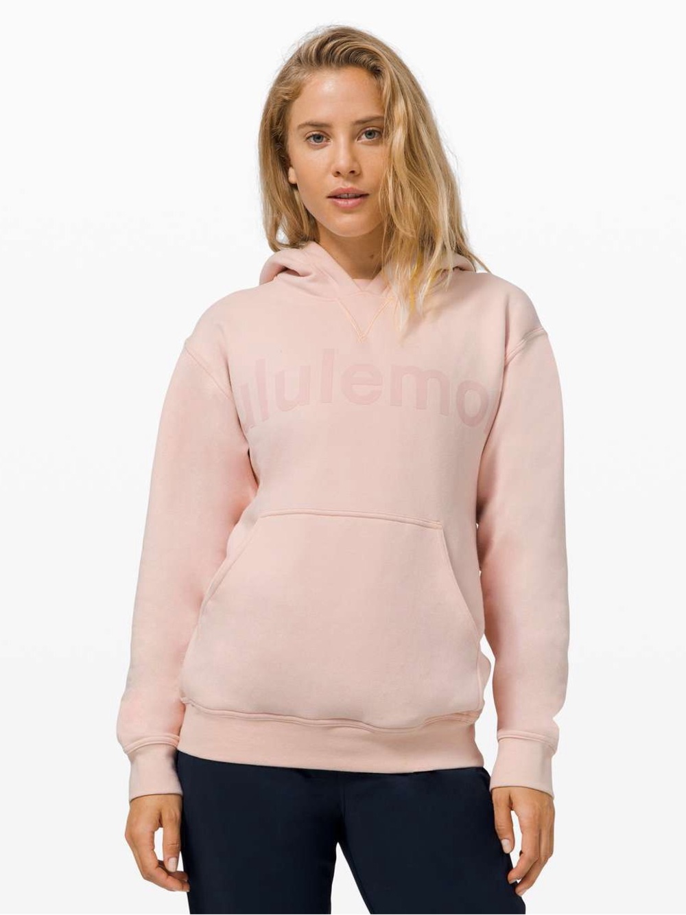 lululemon athletica Dusty Pink Hooded Pullover Sweatshirt